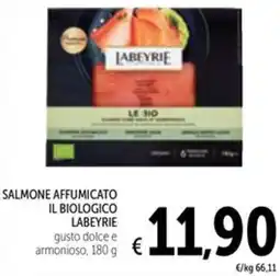 Spazio Conad Salmone affumicato il biologico LABEYRIE offerta