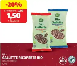 ALDI Gallette ricoperte bio latte/fondente offerta