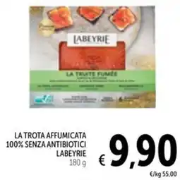 Spazio Conad La trota affumicata 100% senza antibiotici LABEYRIE offerta