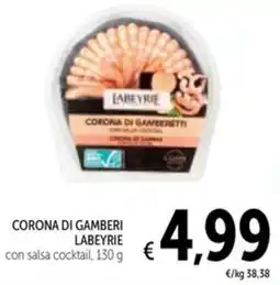 Spazio Conad Corona di gamberi LABEYRIE offerta