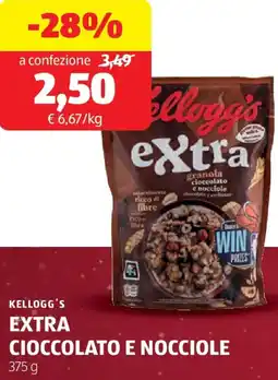 ALDI Kellogg's extra cioccolato e nocciole offerta