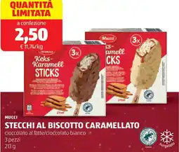 ALDI Mucci stecchi al biscotto caramellato offerta