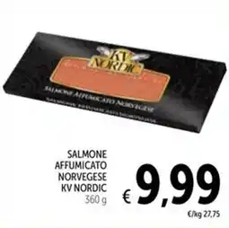 Spazio Conad Salmone affumicato norvegese KV NORDIC offerta