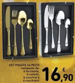 Spazio Conad Set posate 24 pezzi offerta