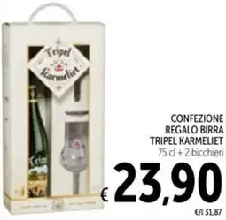 Spazio Conad Confezione regalo birra TRIPEL KARMELIET offerta