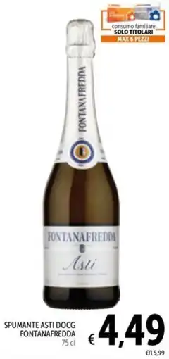 Spazio Conad Spumante asti docg FONTANAFREDDA offerta