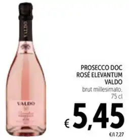 Spazio Conad Prosecco doc rosé elevantum VALDO offerta