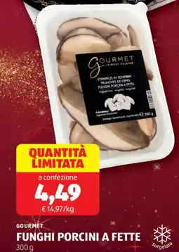 ALDI Gourmet funghi porcini a fette offerta
