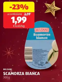 ALDI Milsani scamorza bianca offerta