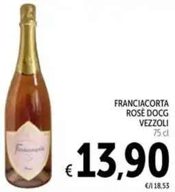Spazio Conad Franciacorta rosè docg VEZZOLI offerta