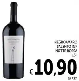 Spazio Conad Negroamaro salento igp NOTTE ROSSA offerta