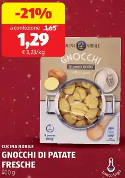 ALDI Cucina nobile gnocchi di patate fresche offerta