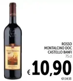 Spazio Conad Rosso montalcino doc castello BANFI offerta