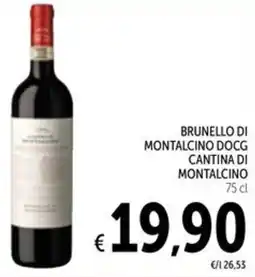 Spazio Conad Brunello di montalcino docg CANTINA DI MONTALCINO offerta