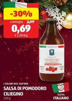 ALDI I colori del sapore salsa di pomodoro ciliegino offerta