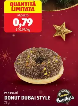 ALDI Pan del dì donut dubai style offerta