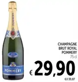 Spazio Conad Champagne brut royal POMMERY offerta