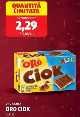 ALDI Oro saiwa oro ciok offerta