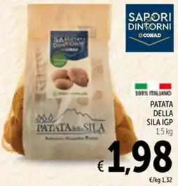 Spazio Conad Patata della sila igp SAPORI DINTORNI CONAD offerta