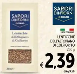 Spazio Conad Lenticchie dell'altopiano di colfiorito SAPORI DINTORNI CONAD offerta