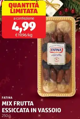 ALDI Fatina mix frutta essiccata in vassoio offerta