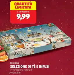 ALDI Twinings selezione di tè e infusi in confezione natalizia offerta
