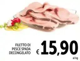 Spazio Conad Filetto di pesce spada decongelato offerta