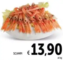 Spazio Conad Scampi offerta