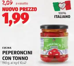 ALDI Cucina peperoncini con tonno offerta