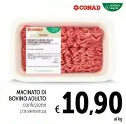 Spazio Conad Macinato di bovino adulto CONAD offerta