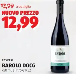 ALDI Roversi barolo docg offerta