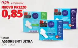 ALDI Satessa assorbenti ultra offerta