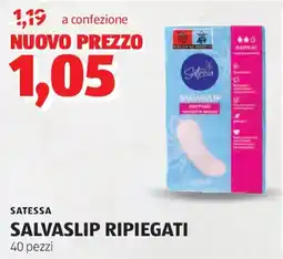 ALDI Satessa salvaslip ripiegati offerta
