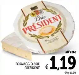 Spazio Conad Formaggio BRIE PRESIDENT offerta