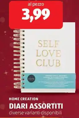 ALDI Home creation diari assortiti offerta