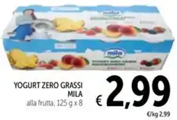 Spazio Conad Yogurt zero grassi MILA offerta