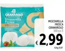 Spazio Conad Mozzarella fresca GRANAROLO offerta