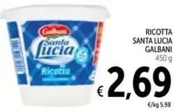 Spazio Conad Ricotta santa lucia GALBANI offerta