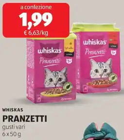 ALDI Whiskas pranzetti offerta