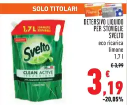 Conad Detersivo liquido per stoviglie SVELTO offerta