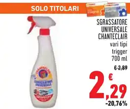 Conad Sgrassatore universale CHANTECLAIR offerta