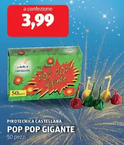 ALDI Pirotecnica castellana pop pop gigante offerta