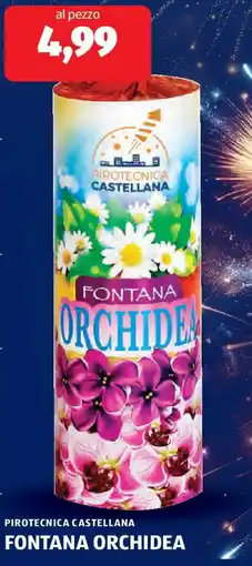 ALDI Pirotecnica castellana fontana orchidea offerta