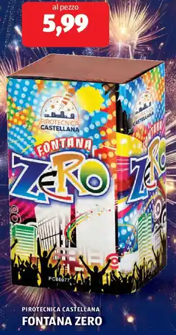 ALDI Pirotecnica castellana fontana zero offerta