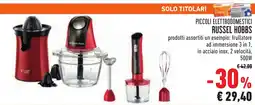 Conad Piccoli elettrodomestici RUSSEL HOBBS offerta