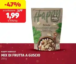 ALDI Happy harvest mix di frutta a guscio offerta