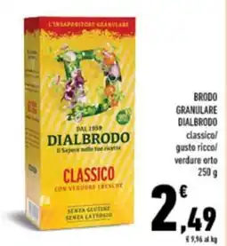 Conad Brodo granulare dialbrodo classico/ gusto ricco/ verdure orto offerta