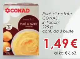 Conad Purè di patate CONAD offerta