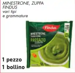 Conad Minestrone, zuppa FINDUS offerta