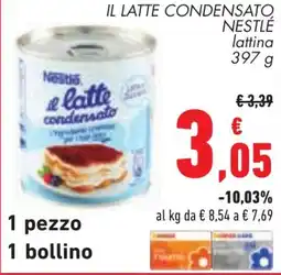 Conad Il latte condensato NESTLÉ offerta